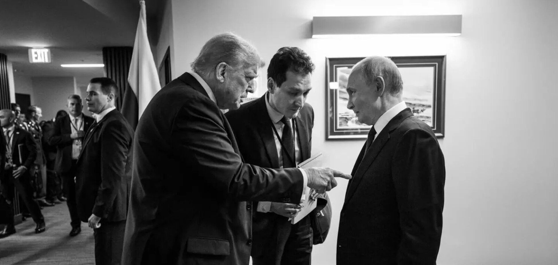 Трамп и Путин на Аляске