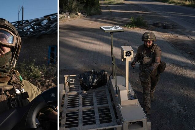 Роботи впритул розстрілювали ворога: ЗСУ показали, як зачищали на Покровському напрямку Грузьке та Веселе