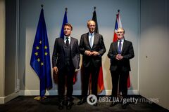Макрон, Стармер и Мерц проведут срочное заседание 'коалиции желающих': поедут ли они с Зеленским к Трампу
