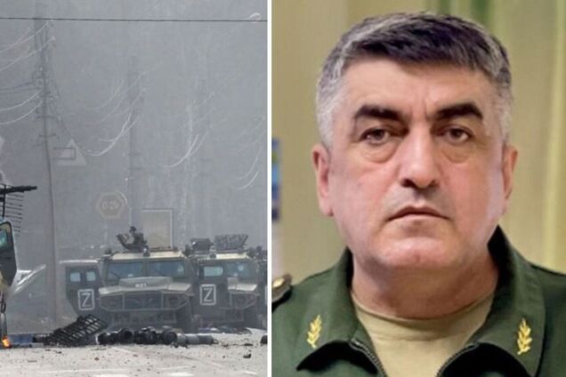 Залишився без руки й ноги: на Курщині важкі поранення отримав генерал РФ Абачев