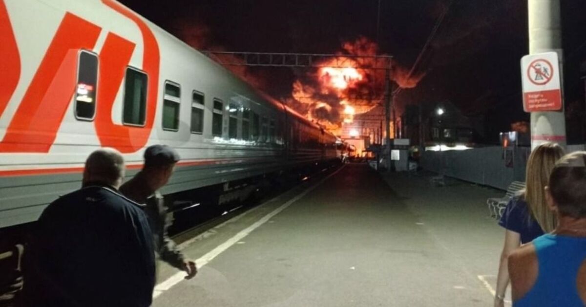 Дроны атаковали железнодорожную станцию "Лиски" в Воронежской области РФ. Фото и видео - Obozrevatel