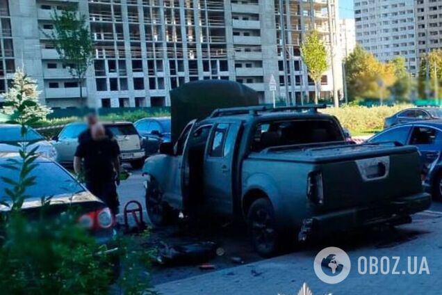 В Киеве произошел взрыв в автомобиле военного. Все подробности, фото и видео