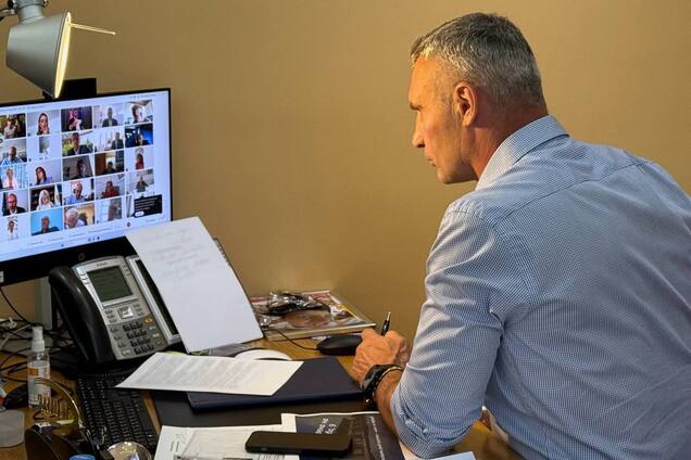 Кличко взяв участь у закритому онлайн-саміті лідерів ЄС щодо перемовин у Вашингтоні