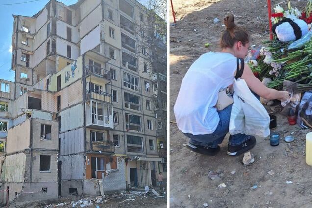 Принесли квіти та дитячі іграшки: у Києві люди вшанували пам'ять загиблих внаслідок обстрілу РФ. Фото та відео