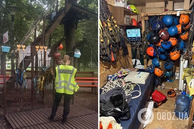 Перелом руки и травмами грудной клетки: в Киеве на канатной дороге серьезно травмировались два ребенка. Подробности и фото