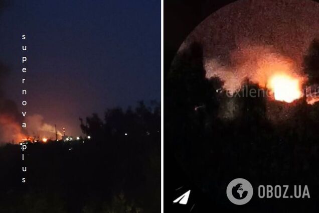 Дроны атаковали регионы России и Крым: были слышны взрывы, вспыхнули пожары. Фото и видео