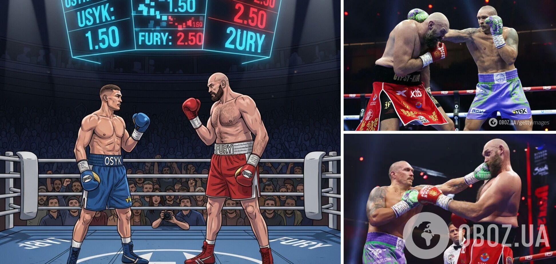Букмекеры дали прогноз на бой Усик – Фьюри 3, но сделали предупреждение
