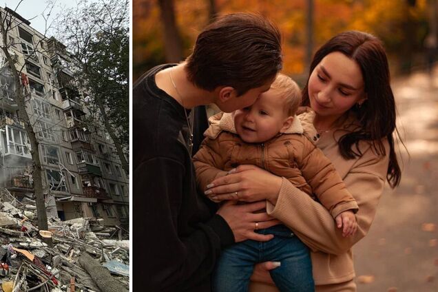У Києві під час обстрілу РФ загинуло молоде подружжя зі Слов'янська, їхній 2-річний син і ненароджена дитина. Фото