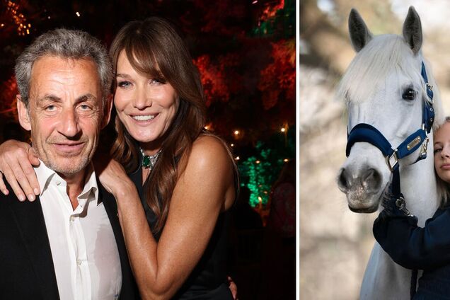 Наращенные ресницы и яркий макияж: 13-летняя дочь Николя Саркози и Карлы Бруни ошеломила внешним видом. Фото