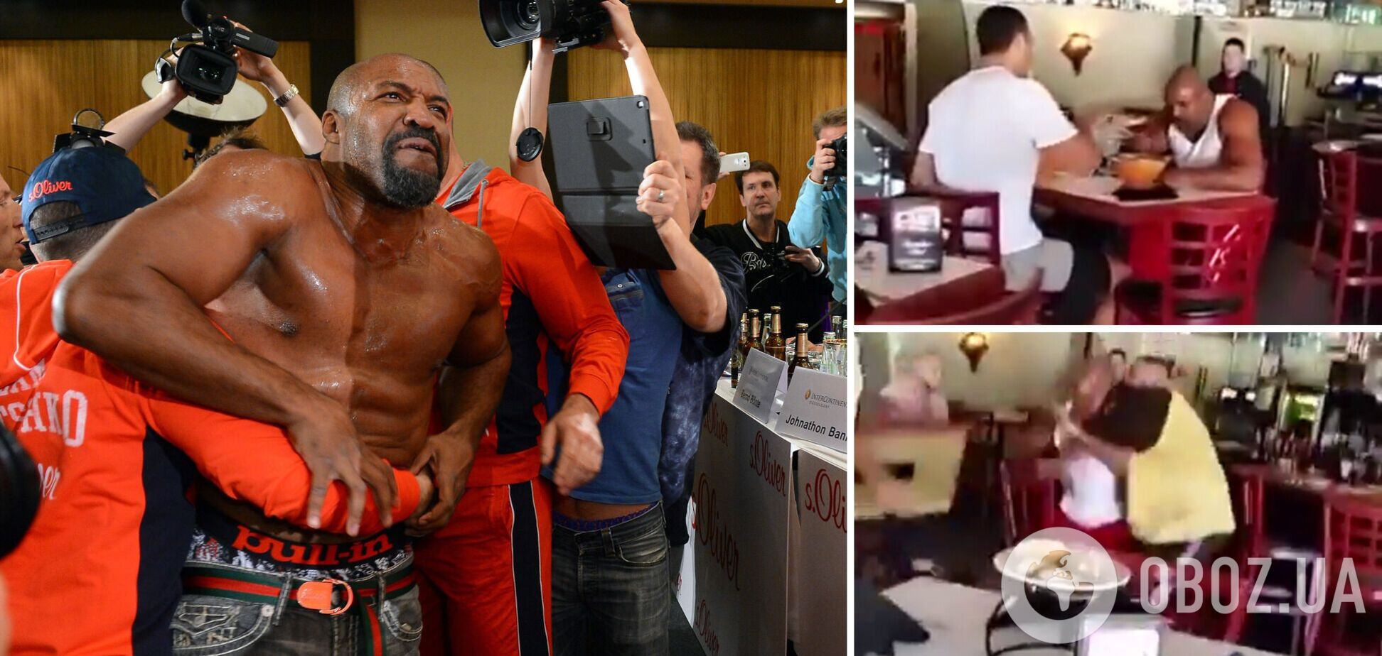 Знаменитый чемпион-супертяжеловес набросился на Кличко. Видео собрало 1 млн просмотров, обретя вторую жизнь в интернете