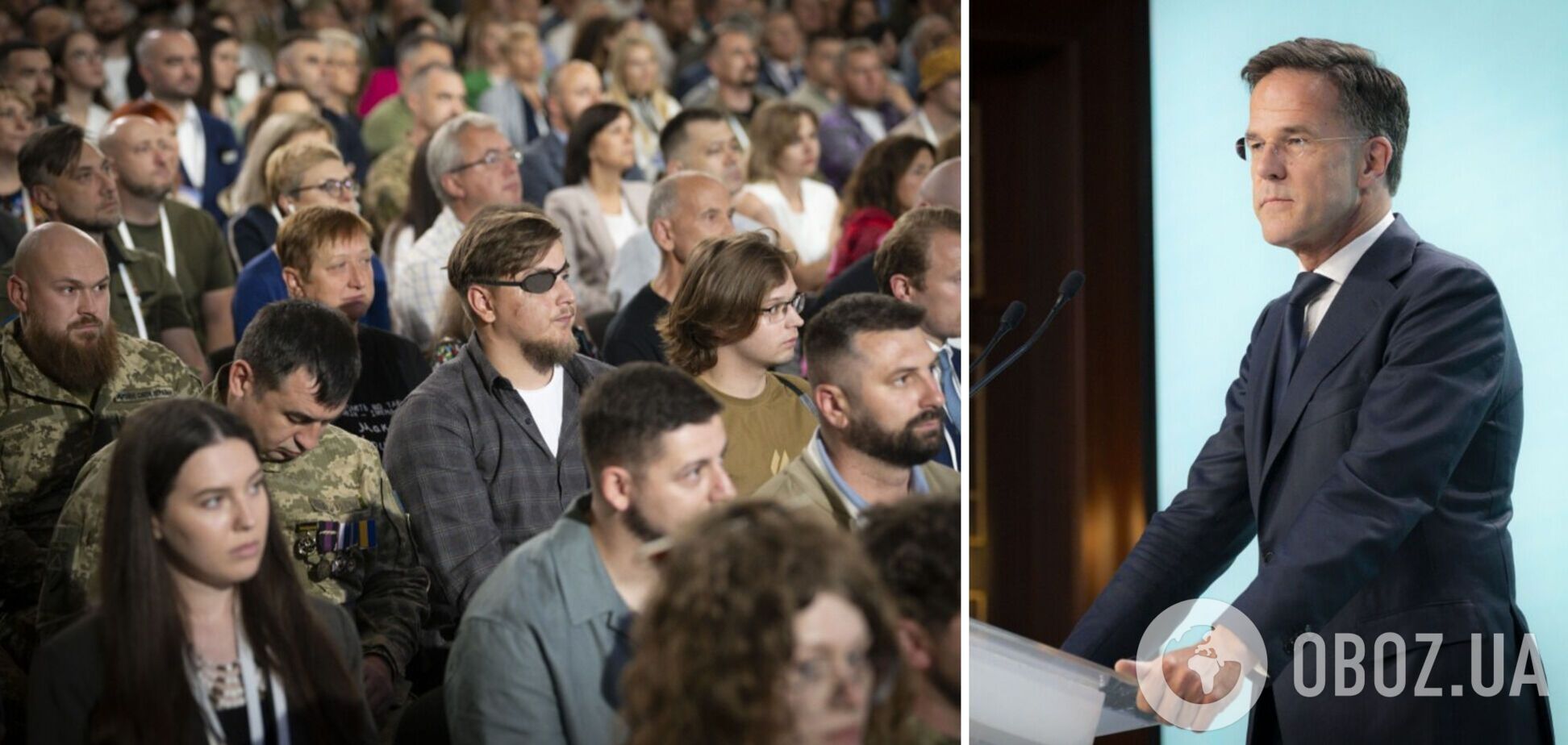 'Мужество навсегда будет носить имя Украина': Рютте в Киеве посетил Международный ветеранский форум. Фото