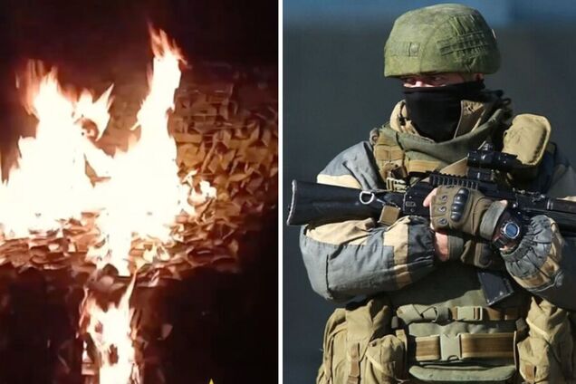 Оккупанты на Херсонщине жгут свою технику, чтобы не идти на позиции: в 'Атеш' раскрыли данные о саботаже в рядах врага. Фото и видео