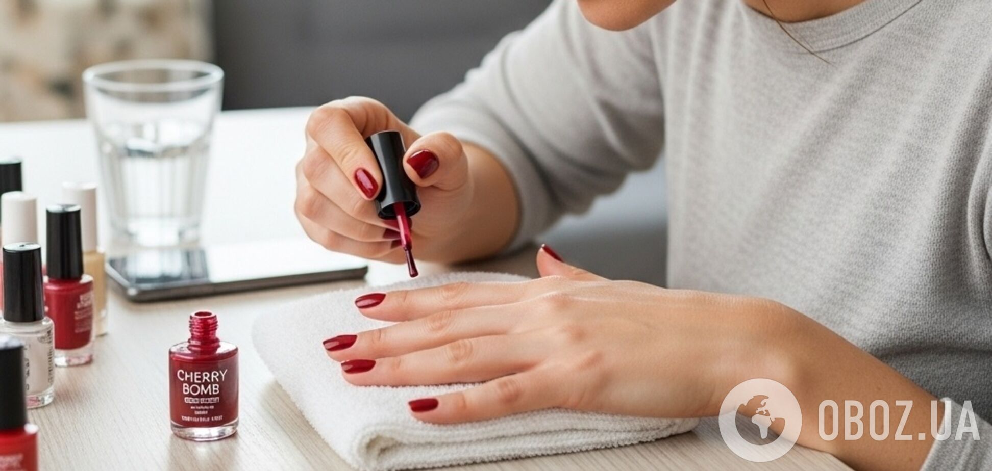 Вишневий манікюр все ще в моді: як стилізувати