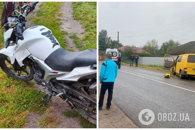 Водитель авто не предоставил преимущества в движении мотоциклу: на Сумщине в ДТП погиб 16-летний парень. Фото