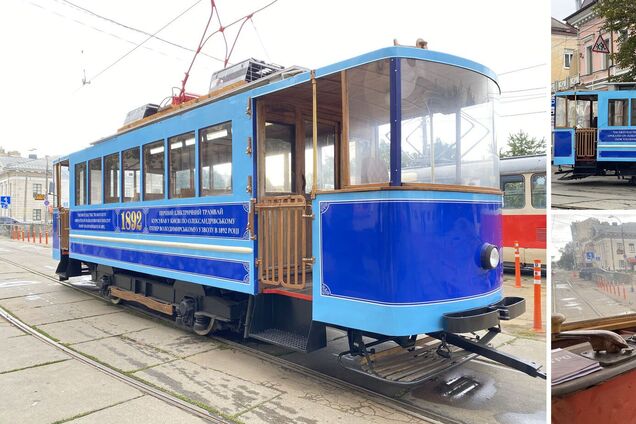 У Києві на Подолі знову можна буде проїхатись на унікальному ретро-трамваї. Подробиці та фото