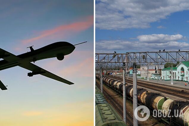 Поражена железнодорожная станция: дроны снова атаковали Волгоградскую область, произошел пожар. Видео