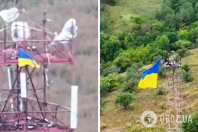 'Украина всегда возвращает свое!' ВСУ подняли сине-желтые флаги на этнических землях на Курщине. Видео