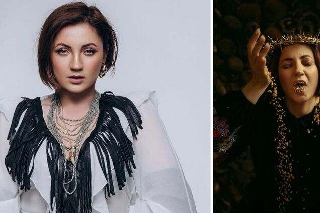 'Как будто Иисус вырыгивает зерно'. Цибульская озадачила сеть фото в терновом венке