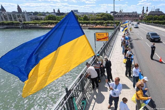У Німеччині пройшли акції, присвячені Дню Незалежності України. Фото