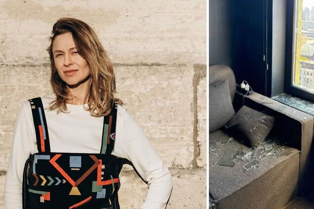 Ольга Мартыновская чудом спаслась от российского обстрела и показала, что произошло с ее квартирой в Киеве. Фото