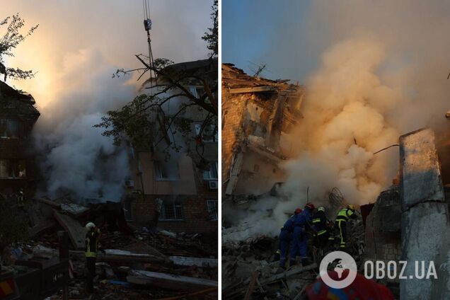 'Было два прямых прилета ракет в жилой дом': в Воздушных силах раскрыли детали ночной атаки РФ на Украину