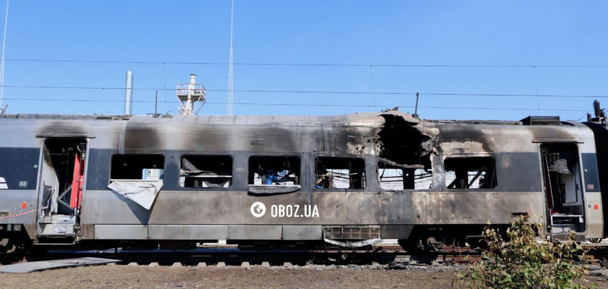 Знищені поїзд Hyundai Інтерсіті+