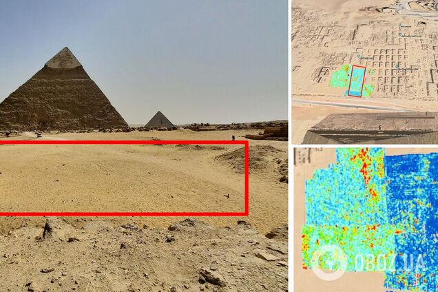 У Гізі археологи знайшли біля пірамід загадкову підземну аномалію - вхід до не дослідженої камери - подробиці