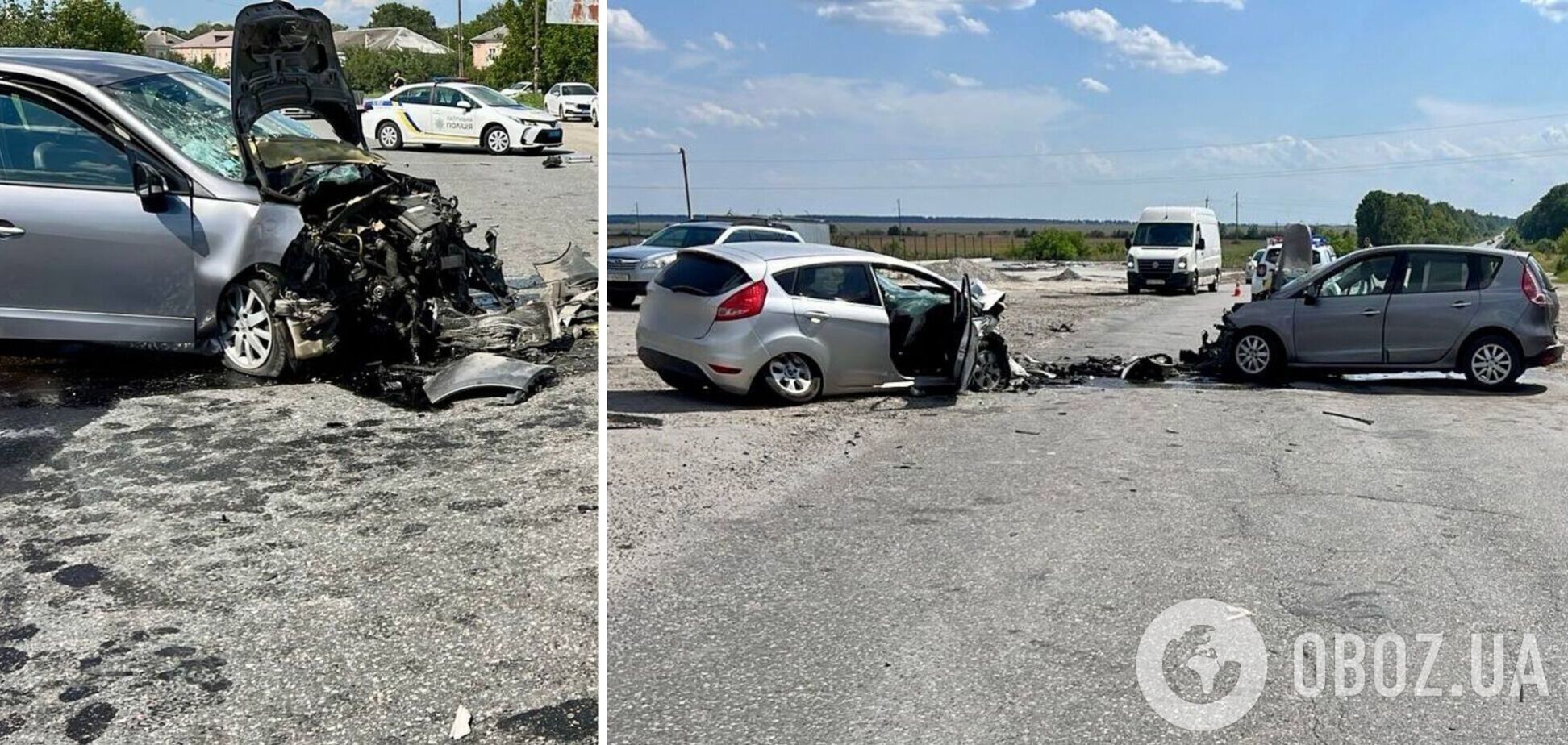 На Рівненщині у ДТП загинула 2-річна дитина: 5 осіб у лікарні. Фото з місця