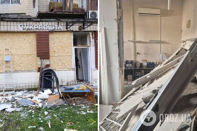 Російська ракета знищила відділення 'Укрпошти' у Києві: чи вціліли посилки. Фото