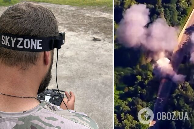 Дрон ЗСУ уразив міст у РФ