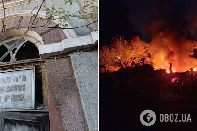 Cталась пожежа: Росія ударом по Одесі пошкодила синагогу, зведену наприкінці XIX століття. Фото