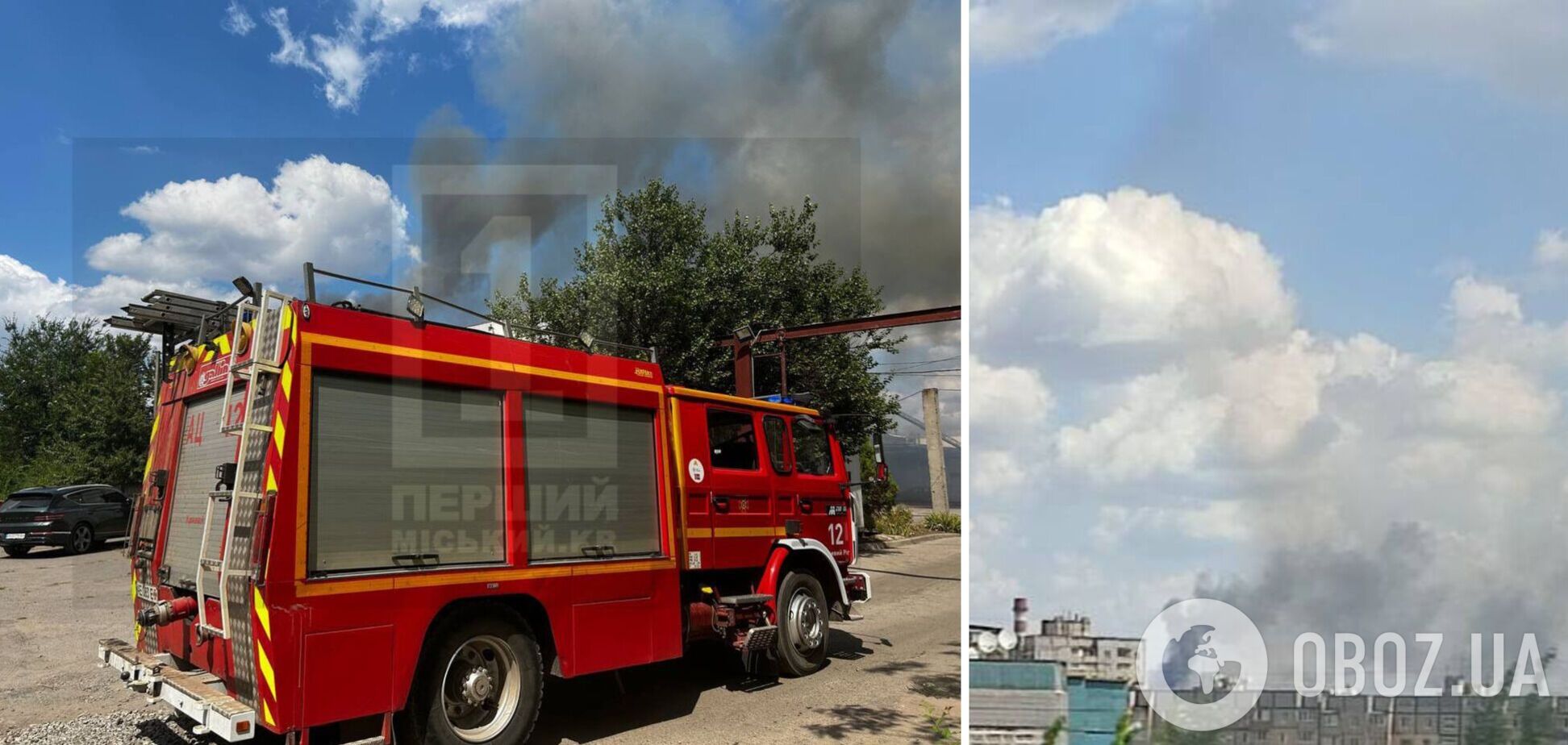 У Кривому Розі сталася потужна пожежа в пекарні: загинули троє людей. Фото й відео