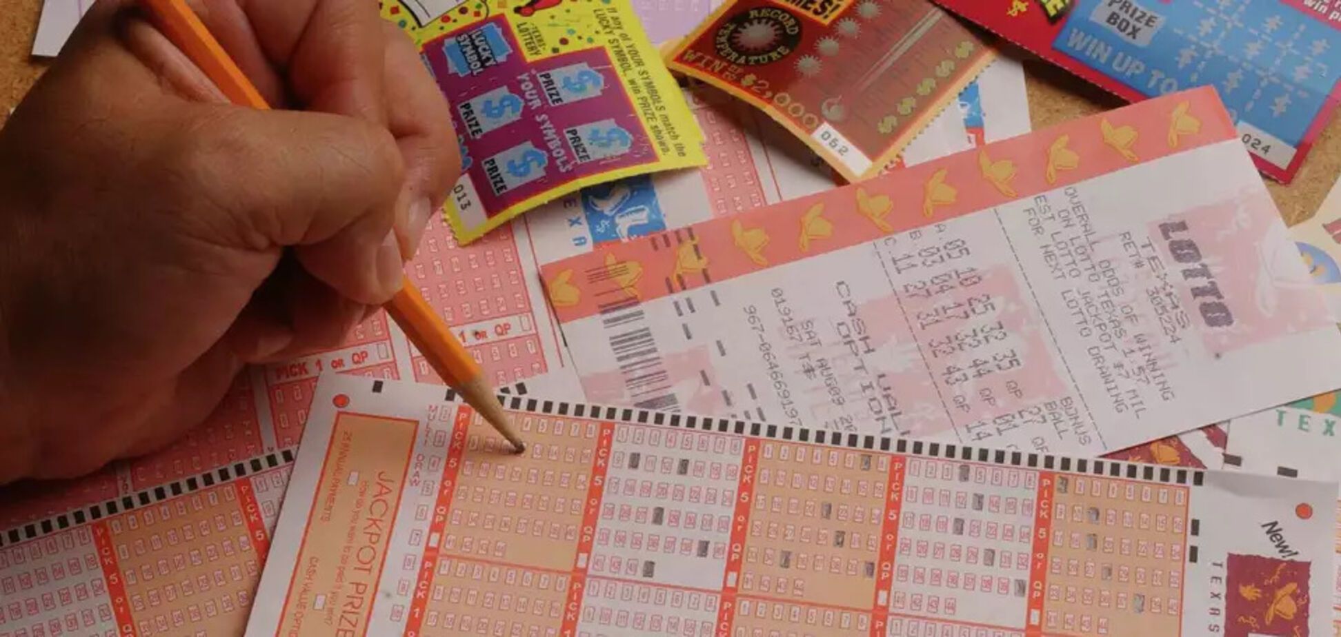 Лотерейный билет Lotto Texas. Иллюстрация