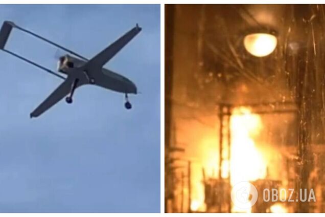 В Ростовской области дроны атаковали железнодорожную станцию: произошел пожар. Видео