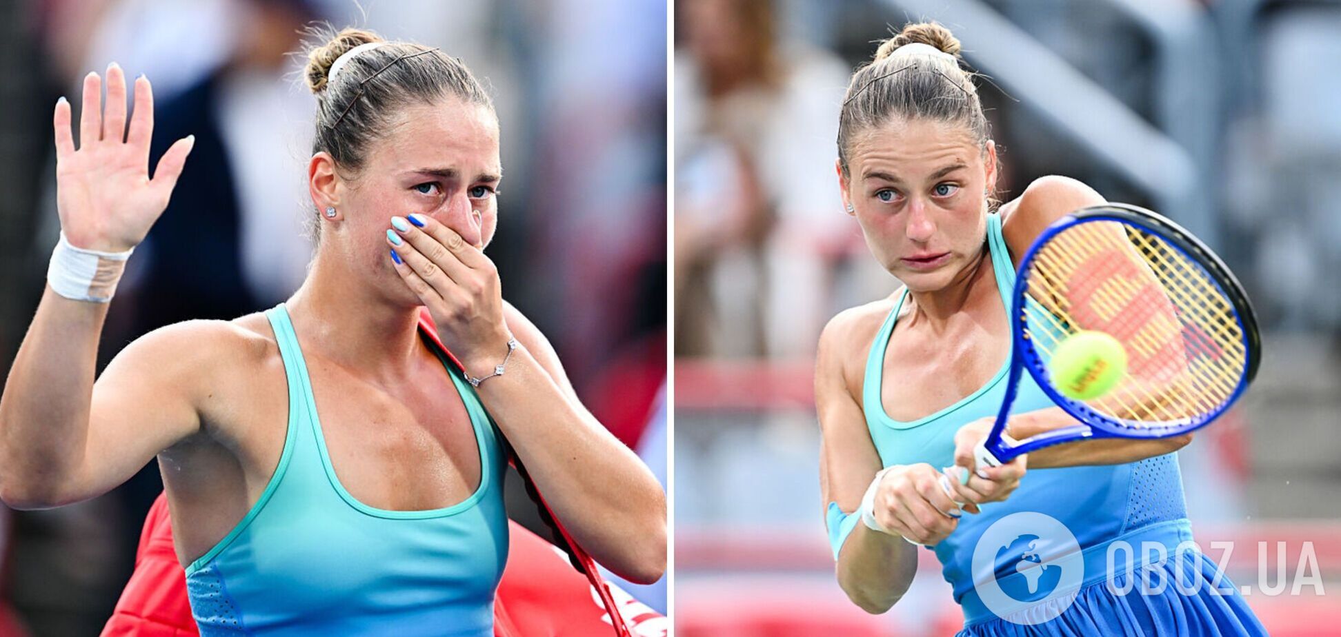 Украинская теннисистка отказалась продолжать матч с соперницей из Москвы, получила поражение и расплакалась. Видео