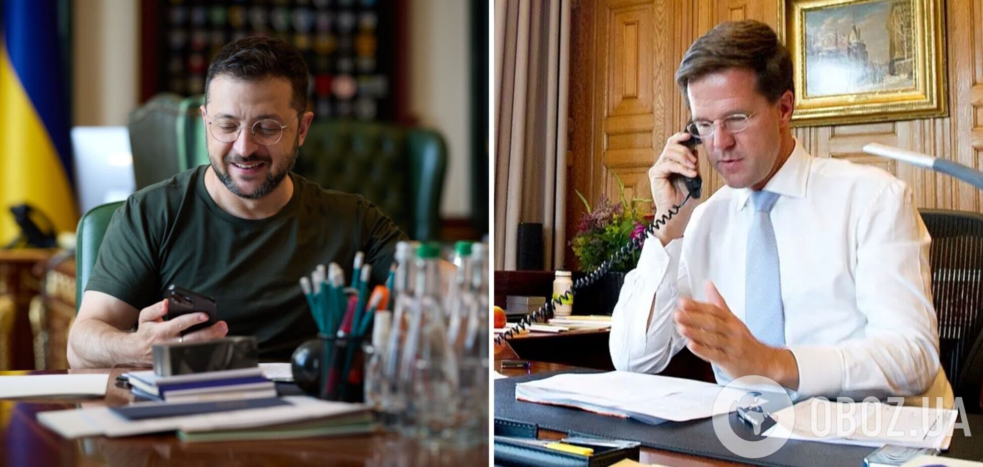 'Решение Гаагского саммита НАТО реализуется': Зеленский обсудил с Рютте поставки оружия Украине