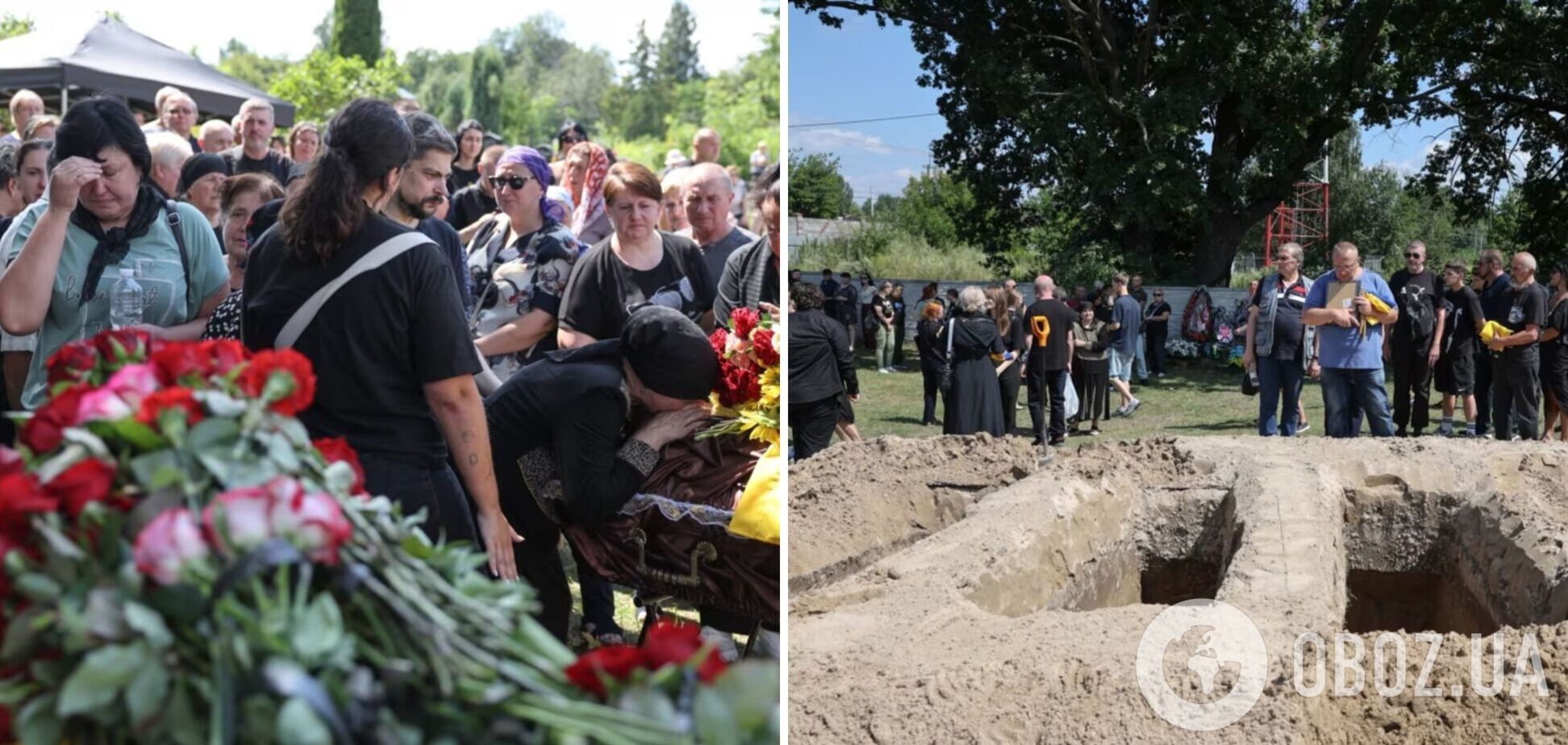 Загинули від російської ракети у Києві: в Іванковичах поховали чотирьох членів родини Гайових. Відео