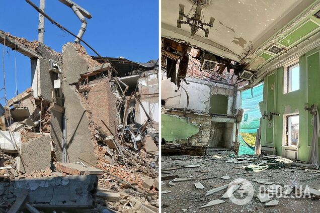 Удар России по Херсонской ОВА 5 июня: как админздание выглядит изнутри. Фото