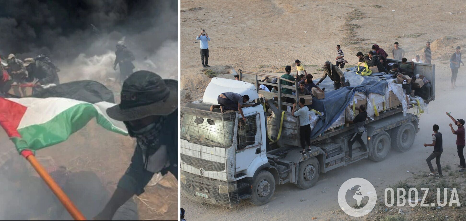 В Газе перевернулись грузовики с гумпомощью: 20 погибших и десятки раненых