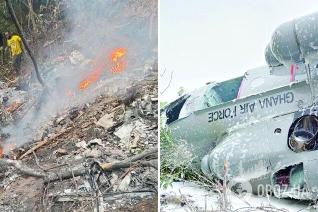 У Гані розбився військовий гелікоптер: серед загиблих – два міністри