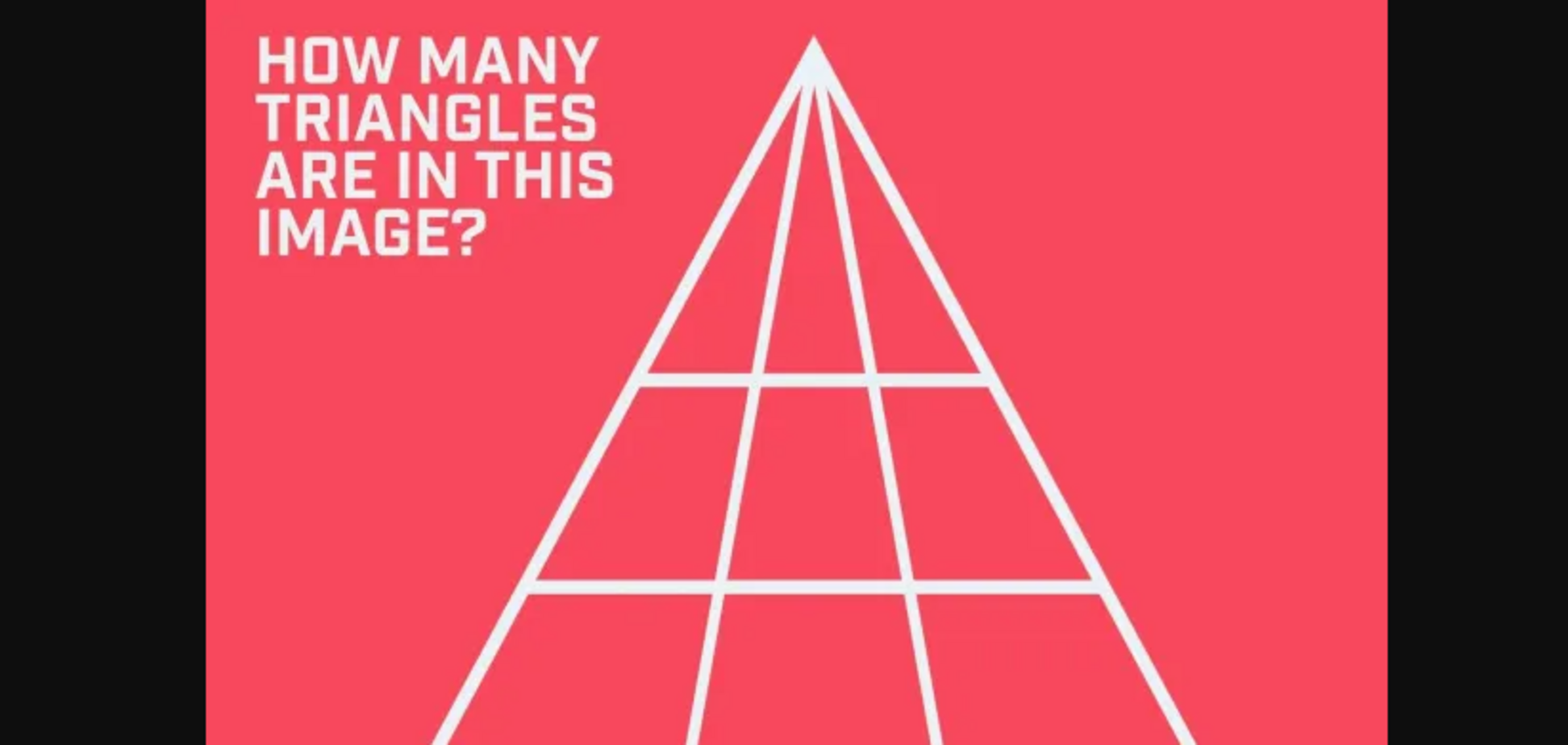Скільки трикутників? Головоломка, що змусить вас попітніти