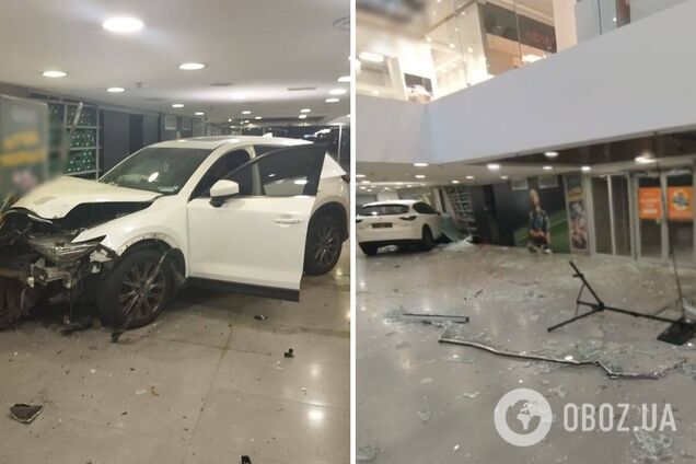 Водійка переплутала педалі: у поліції Києва розповіли деталі ДТП за участі легковика у ТЦ Ocean Plaza. Фото