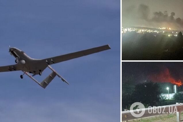 БПЛА атаковали электроподстанцию в Краснодарском крае: вспыхнул пожар. Фото и видео