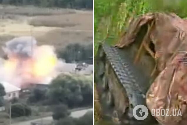 На Курском направлении пограничники ударили по логистике и укрытиям врага: уничтожен наземный дрон. Видео