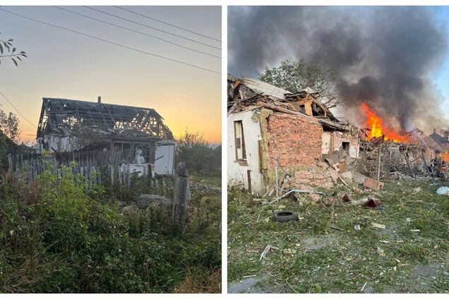 Оккупанты атаковали Житомирщину ракетами и дронами: есть жертва, повреждены гражданские предприятия и дома. Фото