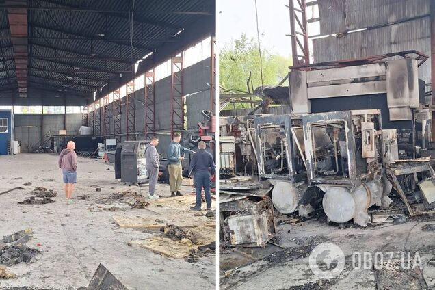 Росія вночі спрямувала на Львів 60 'Шахедів' і понад 10 ракет: внаслідок падіння уламків пошкоджено цивільний склад. Фото