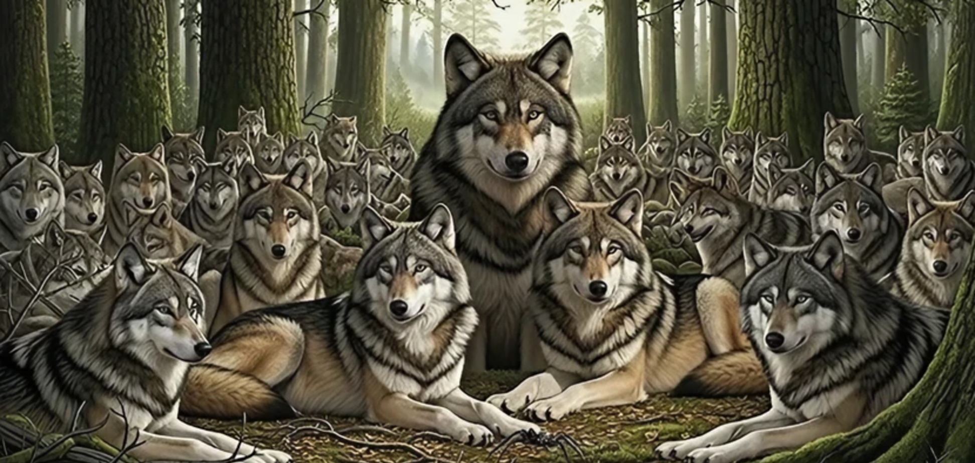 Есть всего 5 секунд: найдите паука на рисунке