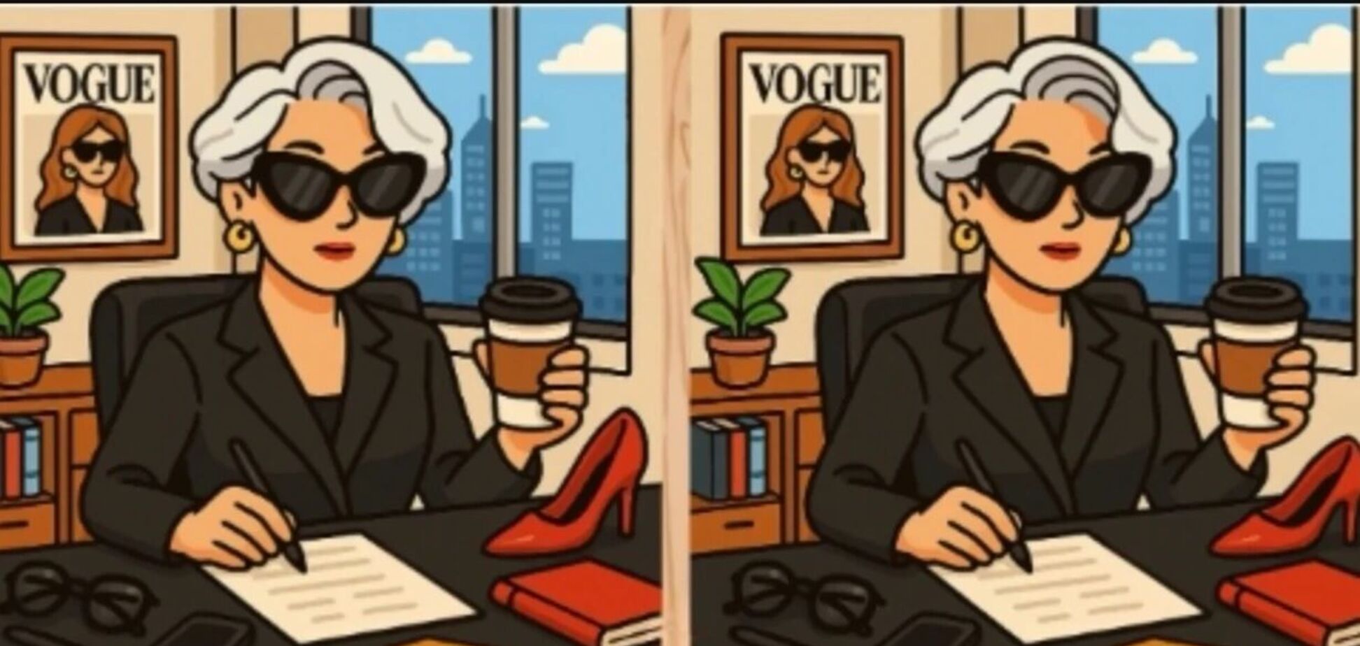 Знайдіть три відмінності: головоломка для найуважніших