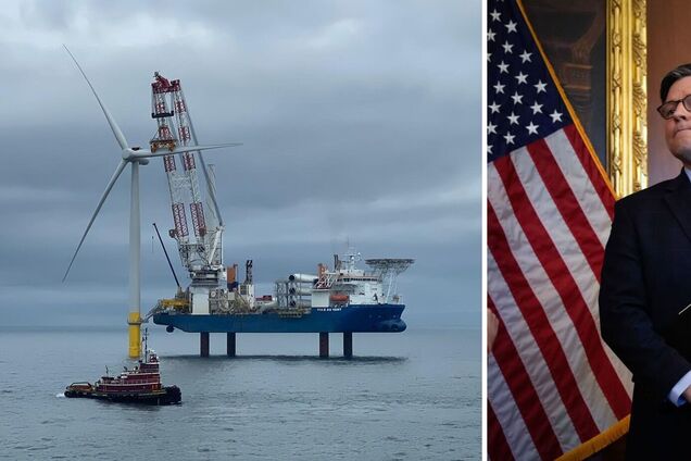 Пошел против Трампа: спикер Джонсон поддержал проект морской ветроэнергетики вопреки позиции президента
