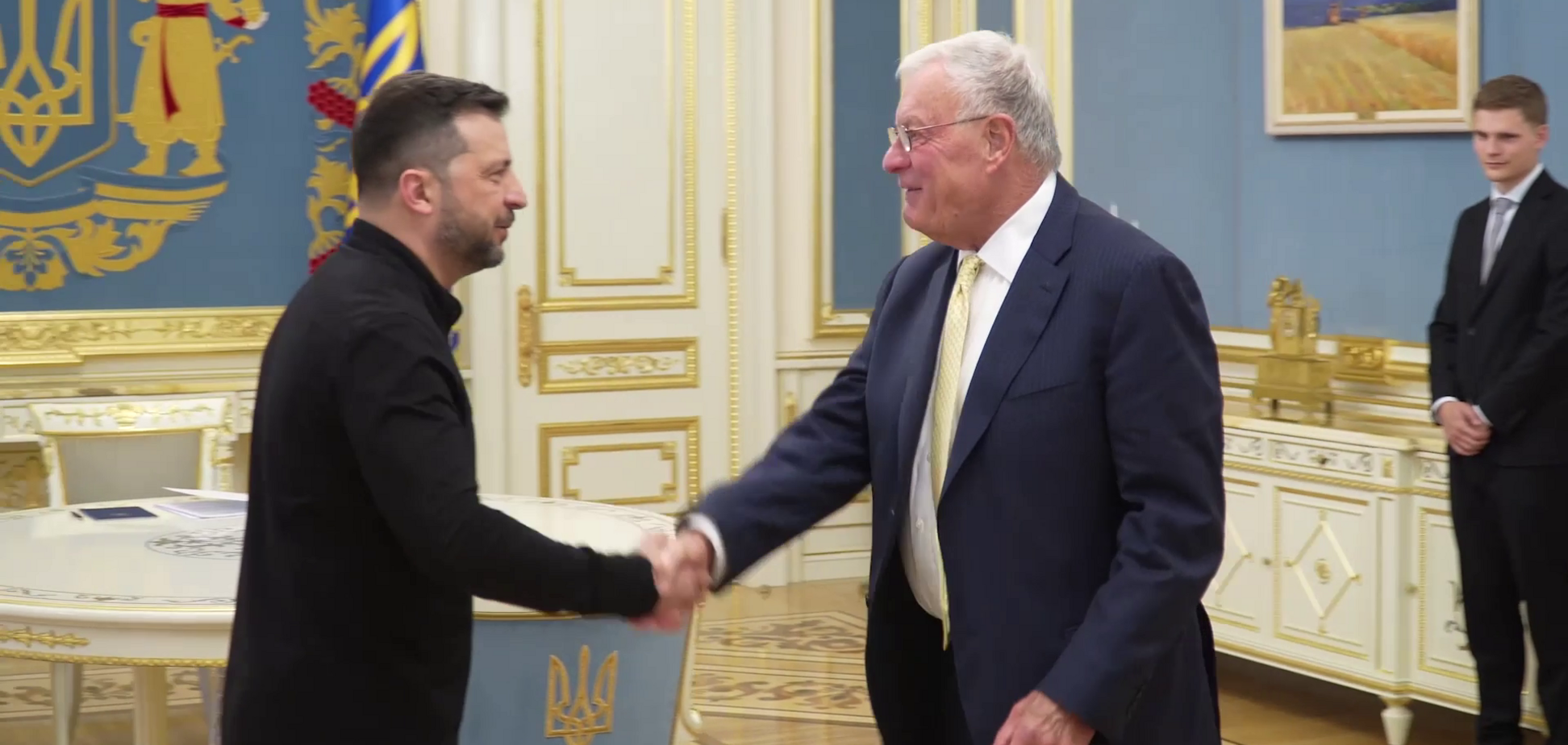 Зеленский и Келлог в Киеве